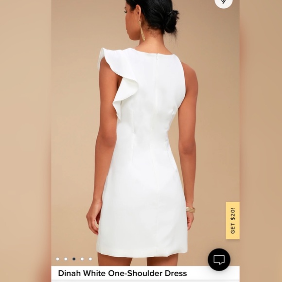 Lulus One Shoulder Homecoming Dress 2018 - Picture 2 of 4